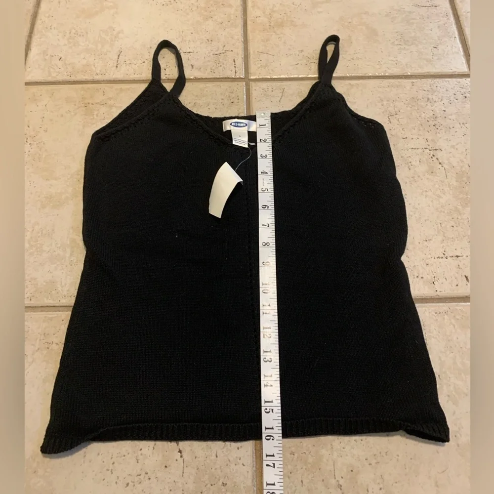 Old Navy Vintage 100% Cotton Knit Cami Tank Top from 90s Large - Picture 5 of 5
